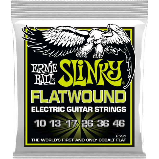 Ernie Ball 2591 Flatwound Slinky Electric Guitar